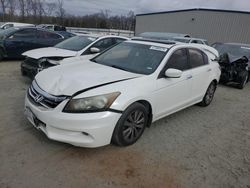 Salvage cars for sale at Spartanburg, SC auction: 2012 Honda Accord EXL