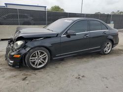 Salvage cars for sale at Orlando, FL auction: 2014 Mercedes-Benz C 300 4matic