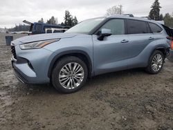 Salvage cars for sale at Graham, WA auction: 2024 Toyota Highlander LE