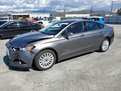 Salvage cars for sale at Sun Valley, CA auction: 2013 Ford Fusion SE Hybrid