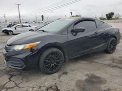 Salvage cars for sale at Colton, CA auction: 2015 Honda Civic LX