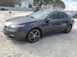 Salvage cars for sale at Loganville, GA auction: 2012 Acura TL