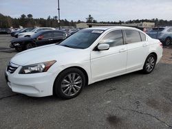 Salvage cars for sale at Exeter, RI auction: 2012 Honda Accord EXL