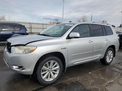 2008 Toyota Highlander Hybrid Limited en venta en Littleton, CO