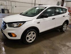 Salvage cars for sale at Avon, MN auction: 2018 Ford Escape S