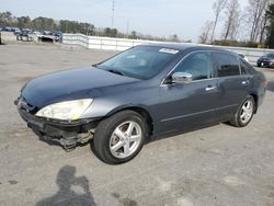 Salvage cars for sale at Dunn, NC auction: 2005 Honda Accord EX