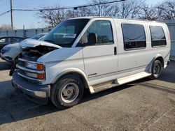 Salvage trucks for sale at Moraine, OH auction: 1999 Chevrolet Express G1500