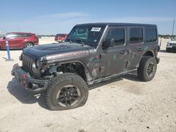 Salvage cars for sale at New Braunfels, TX auction: 2018 Jeep Wrangler Unlimited Rubicon