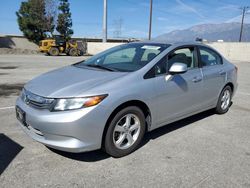 Salvage cars for sale at Rancho Cucamonga, CA auction: 2012 Honda Civic Natural GAS