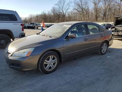 Salvage cars for sale from Copart Ellwood City, PA: 2006 Honda Accord EX