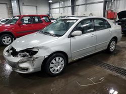 Salvage cars for sale at Ham Lake, MN auction: 2003 Toyota Corolla CE