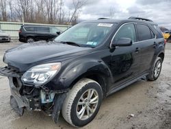 Salvage cars for sale at Leroy, NY auction: 2016 Chevrolet Equinox LT