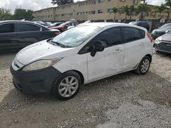 Salvage cars for sale at Opa Locka, FL auction: 2013 Ford Fiesta SE