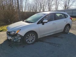 Salvage cars for sale at Arlington, WA auction: 2014 Subaru Impreza Premium