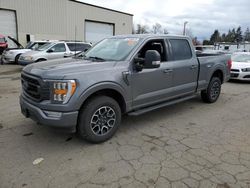 Salvage cars for sale at Woodburn, OR auction: 2022 Ford F150 Supercrew