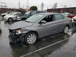 Salvage cars for sale at Wilmington, CA auction: 2017 Nissan Sentra S