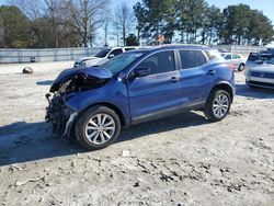 Salvage cars for sale at Loganville, GA auction: 2018 Nissan Rogue Sport S