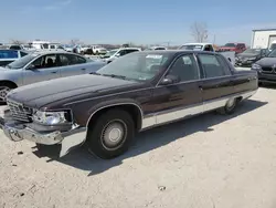 Salvage cars for sale at Kansas City, KS auction: 1995 Cadillac Fleetwood Base