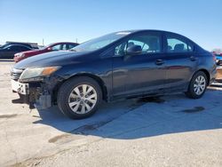 Honda Civic lx salvage cars for sale: 2012 Honda Civic LX