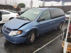 Salvage cars for sale at Wilmington, CA auction: 2007 Dodge Grand Caravan SXT