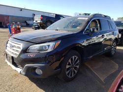 Salvage cars for sale at New Britain, CT auction: 2016 Subaru Outback 2.5I Limited