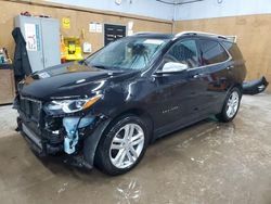 Carros salvage sin ofertas aún a la venta en subasta: 2018 Chevrolet Equinox Premier