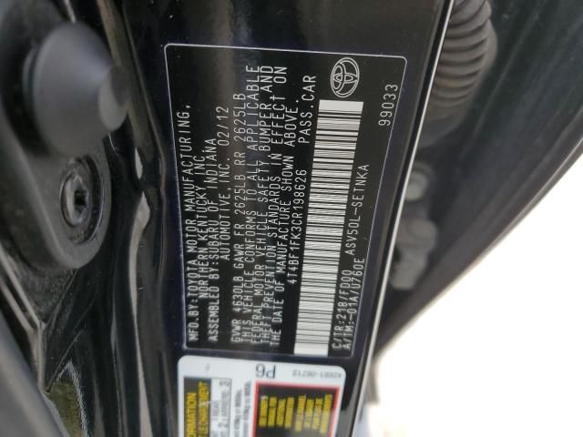 2012 Toyota Camry Base