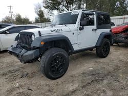 Salvage cars for sale at Midway, FL auction: 2016 Jeep Wrangler Sport