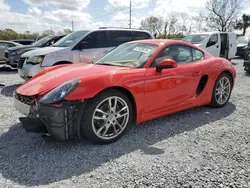 Porsche salvage cars for sale: 2014 Porsche Cayman