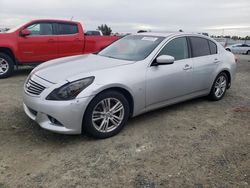 Salvage cars for sale at Antelope, CA auction: 2015 Infiniti Q40