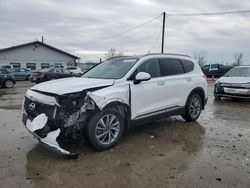 Salvage cars for sale at Pekin, IL auction: 2020 Hyundai Santa FE Limited