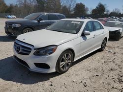 Salvage cars for sale at Madisonville, TN auction: 2016 Mercedes-Benz E 350