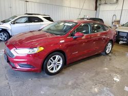 Salvage cars for sale at Franklin, WI auction: 2018 Ford Fusion SE Hybrid