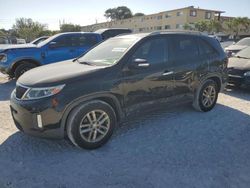 Salvage cars for sale at Opa Locka, FL auction: 2015 KIA Sorento LX