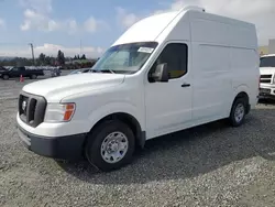 Salvage trucks for sale at Mentone, CA auction: 2018 Nissan NV 2500 S