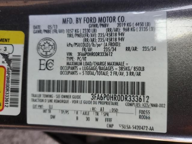 2013 Ford Fusion SE