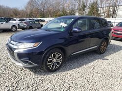 Salvage cars for sale at North Billerica, MA auction: 2016 Mitsubishi Outlander SE