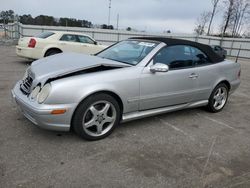 Salvage cars for sale at Dunn, NC auction: 2002 Mercedes-Benz CLK 430