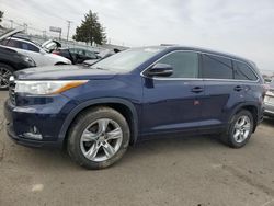 2015 Toyota Highlander Limited en venta en Moraine, OH