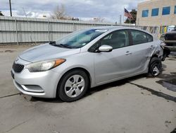 Salvage cars for sale at Littleton, CO auction: 2016 KIA Forte LX