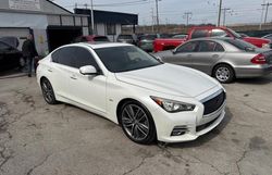 Salvage cars for sale at Kansas City, KS auction: 2017 Infiniti Q50 Premium