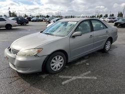 Salvage cars for sale at Rancho Cucamonga, CA auction: 2005 Toyota Camry LE