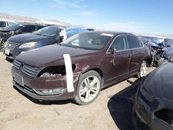 Salvage cars for sale at Las Vegas, NV auction: 2013 Volkswagen Passat SEL