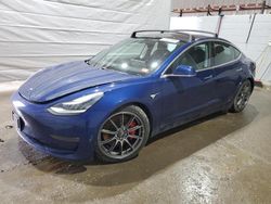 Salvage cars for sale at Candia, NH auction: 2019 Tesla Model 3