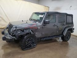 Salvage cars for sale at Davison, MI auction: 2016 Jeep Wrangler Unlimited Sahara