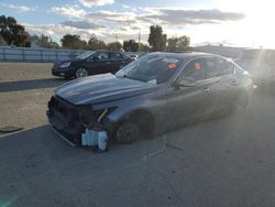 Salvage cars for sale at Martinez, CA auction: 2018 Infiniti Q50 Luxe