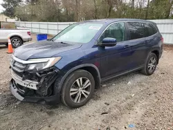 Salvage cars for sale at Knightdale, NC auction: 2016 Honda Pilot EXL