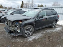 Salvage cars for sale at Bowmanville, ON auction: 2018 Subaru Outback 2.5I Limited