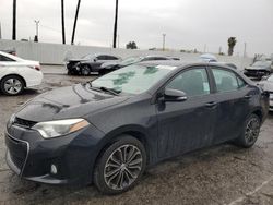 Salvage cars for sale at Van Nuys, CA auction: 2016 Toyota Corolla L