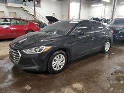 Salvage cars for sale at New Britain, CT auction: 2017 Hyundai Elantra SE